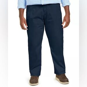 Tommy Hilfiger Big & Tall Chinos Coupe Classic Flex Fit Navy Blue 46/32 Pant NWT